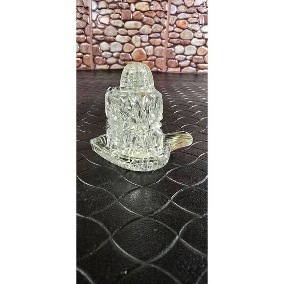 Cut Crystal Heart Salt and Pepper Shakers-Rare - Picture 4 of 11